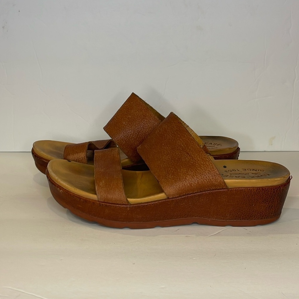 Kork-ease Kane Brown Leather Sandals
